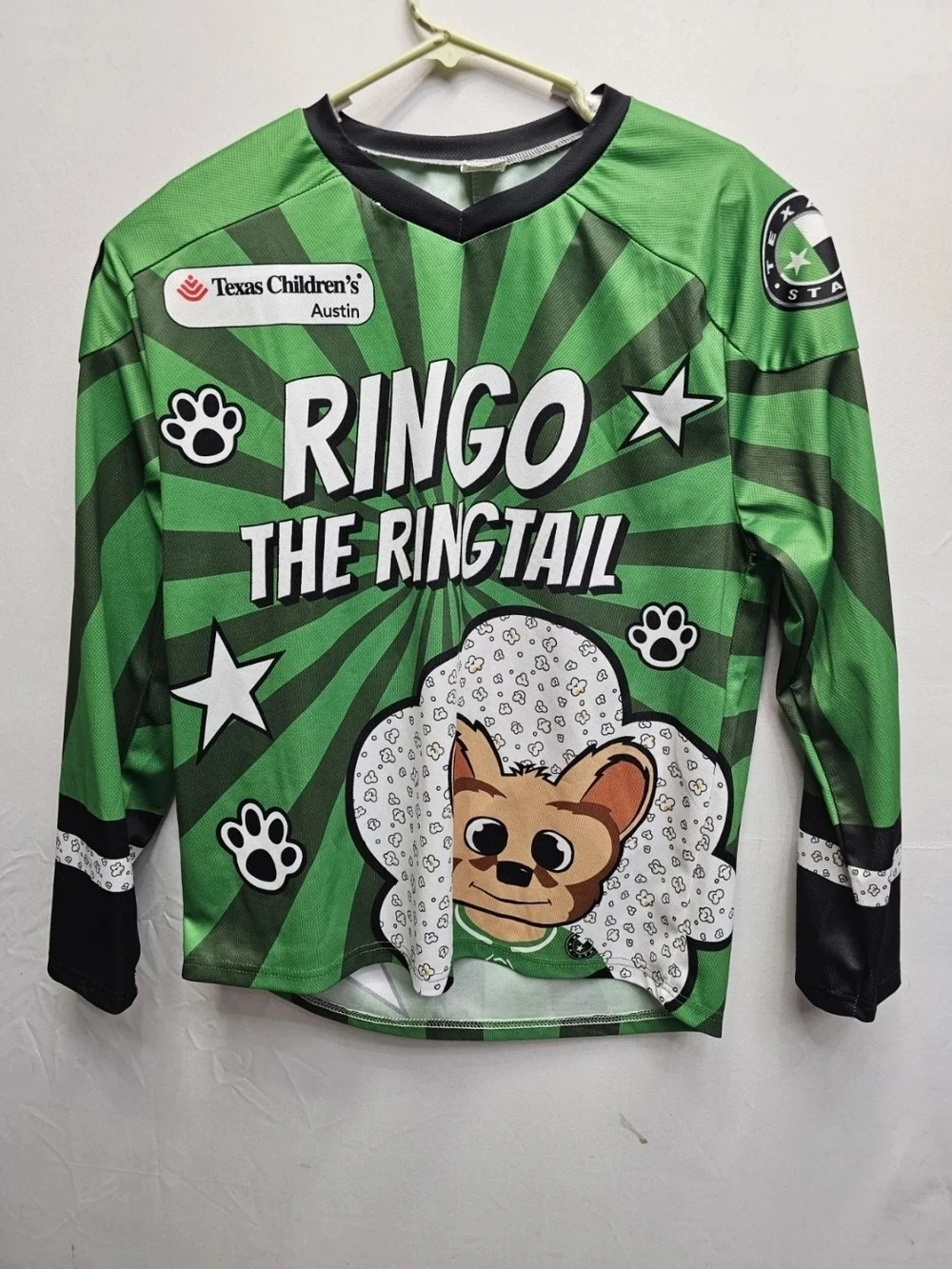 Texas Stars Ringo Youth Jersey Size XL Ringtail Dallas Green Popcorn
